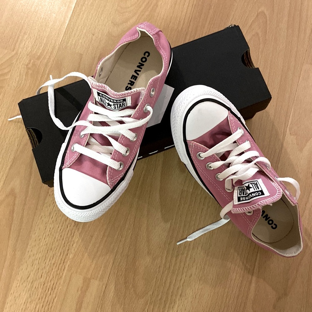 New pink converse all star womens size 6.5 mens 4.5